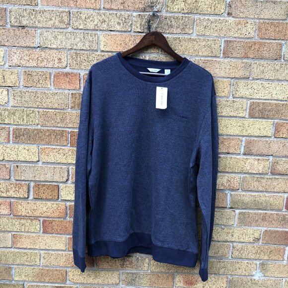 Brand New Calvin Klein Crewneck Sweater XL Blue - Picture 2 of 3